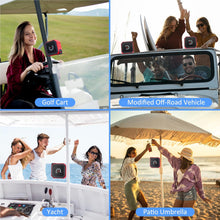 Load image into Gallery viewer, Sportkee Golf Cart Bluetooth Speaker Magnetic Portable Wireless Speaker with Loud Stereo Sound Bass Boost 20 Hours Play IPX7 Waterproof TWS & SD Card Function Golf Cart Accessories Golf Gifts(Storage Case)