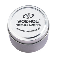 Load image into Gallery viewer, WOEHOL Portable Bonfires, Fire Pit,|1PACK | Compact and Lightweight | 3-5 Hours of Burn Time, Eco-Friendly and Safety Soy Wax Bonfire, No Wood No Embers(1pcs)